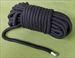 BLACK Bondage Rope - Pro Quality Cotton   3/8 - 32 feet  ~  $23.99